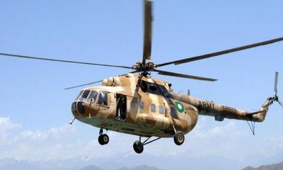 Trực thăng quân sự chở các sĩ quan cấp cao Pakistan mất tích