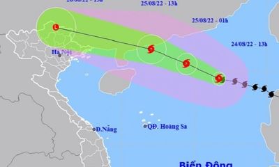 Tin tức dự báo thời tiết hôm nay 25/8: Ảnh hưởng bởi bão Maon, miền Bắc mưa to