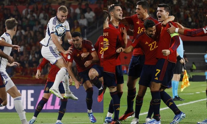 Kết quả vòng loại EURO 2024 ngày 13/10: Scotland thất bại trước Tây Ban Nha, Na Uy thắng đậm Síp