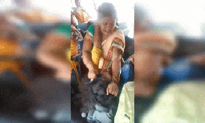 Video: Hai người phụ nữ lao vào túm tóc, đánh nhau ngay trên xe buýt vì giành chỗ ngồi
