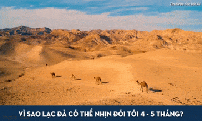 Video: Vì sao lạc đà có thể nhịn đói tới 4-5 tháng?