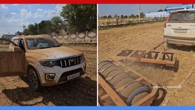 Video: Anh nông dân Ấn Độ đem xe SUV mới mua đi cày ruộng